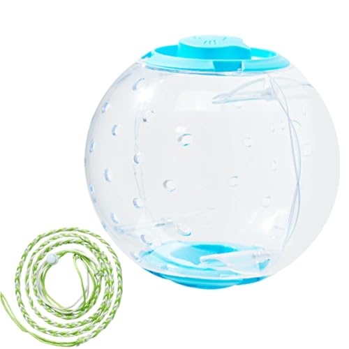 Hamsterlauf-Joggingspielzeug für Hamster, Rennmäuse, Kleintierübung, Kristallkugel, 14 cm von Pyasuye