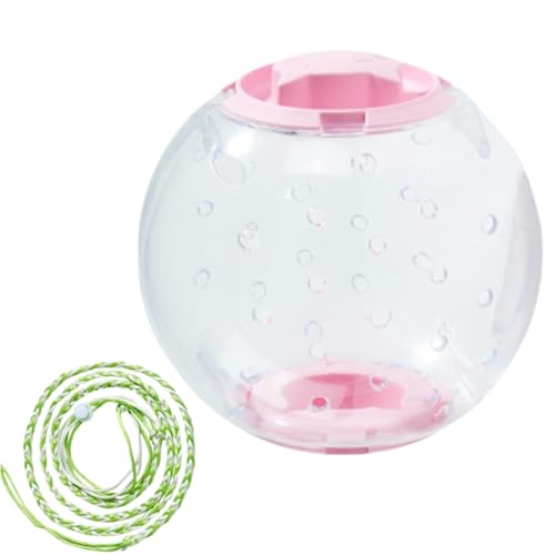 Hamsterlauf-Joggingspielzeug für Hamster, Rennmäuse, Kleintierübung, Kristallkugel, 14 cm von Pyasuye