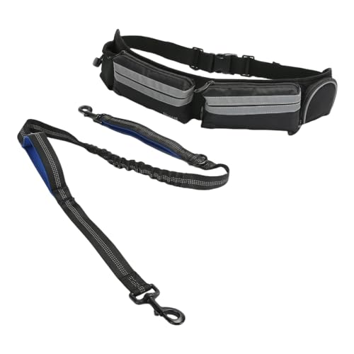 Handfreigabe Hundeleinen mit bequemen Taillengurten Reflektierende Hunde Joggingleinen für Outdoor Aktivit ten Wandern Camping Ge von Pyasuye