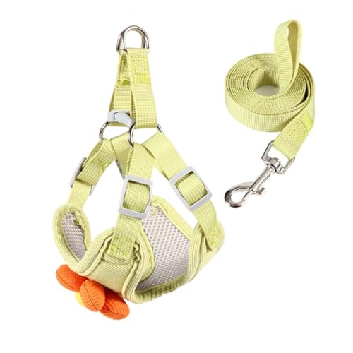 Hundeweste, schöne Blumenleine für große und kleine Hunde, starke, mehrfarbige Leine, langer Gürtel, weicher Griff von Pyasuye