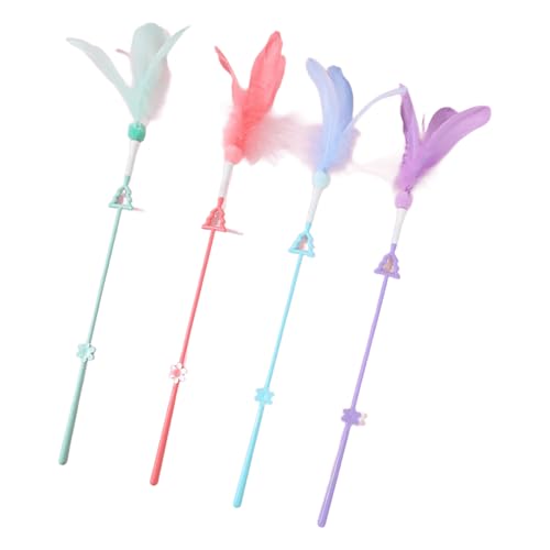 Pyasuye 4pcs Katzen Necken Stick Spielzeug Zum Jagd Jagen Pyasuye 4pcs Katzen Necken Stick Spielzeug Zum Jagd Jagen von Pyasuye