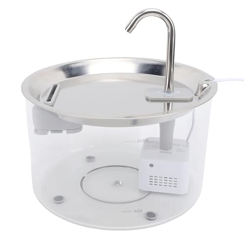 Edelstahl -Katzenwasserbrunnen, 7,87 X 4,72 Zoll 2,5 -l -Kapazität Haustierfontänen Innentoor Automatischer Spender Katzenwatererschalen, Hundarmaturenflasche Haustiere Zum Edelstahl -Katzenwasserbrunnen, 7,87 X 4,72 Zoll 2,5 -l -Kapazität Haustierfontänen Innentoor Automatischer Spender Katzenwatererschalen, Hundarmaturenflasche Haustiere Zum von Pyhodi