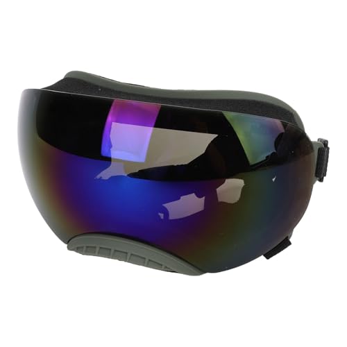 Pyhodi Hunde-Sonnenbrille, UV-Schutz, Wind, Staub, Nebel, Augenschutz, Haustier-Brille, Augenschutz mit Verstellbarem Riemen für Mittelgroße oder Große Hunde, Bequeme (Blattrahmen, von Pyhodi