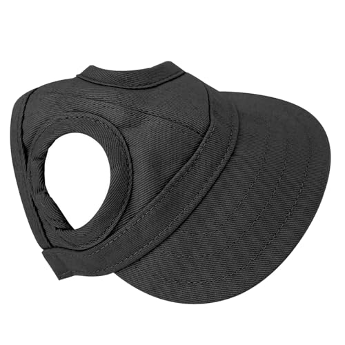 Hundekappe Sunbonnet Verstellbare Gestreifte Haustier-Baseballkappe Haustier Hund Katze Outdoor-Baseballkappe für Tiere und Haustiere (M) von Pyhodi