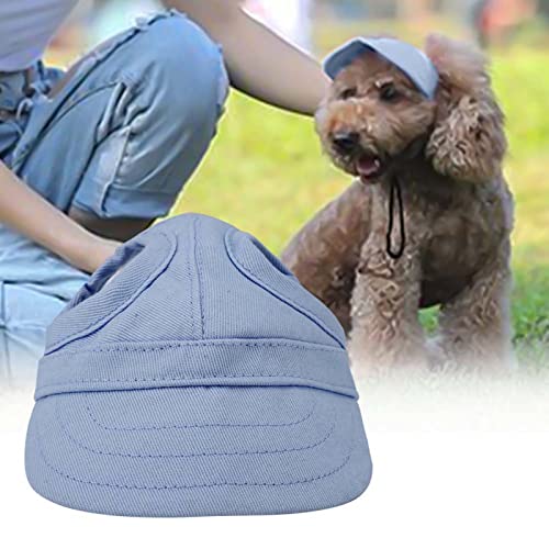 Pyhodi Hundekappe Sunbonnet Verstellbare Gestreifte Haustier-Baseballkappe Haustier Hund Katze Outdoor-Baseballkappe für Tiere und Haustiere (M) von Pyhodi