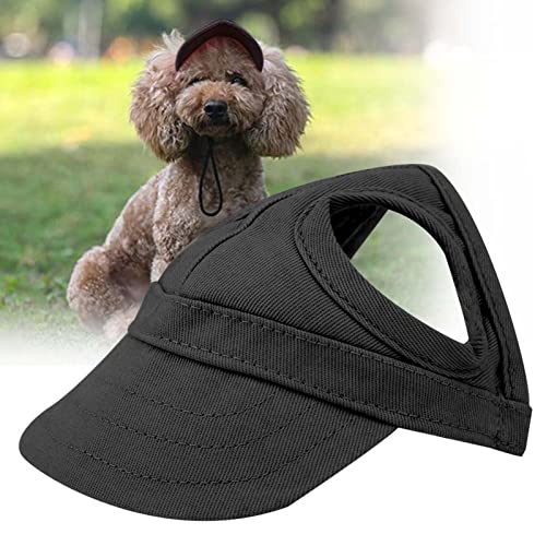 Hundekappe Sunbonnet Verstellbare Gestreifte Haustier-Baseballkappe Haustier Hund Katze Outdoor-Baseballkappe für Tiere und Haustiere (S) von Pyhodi