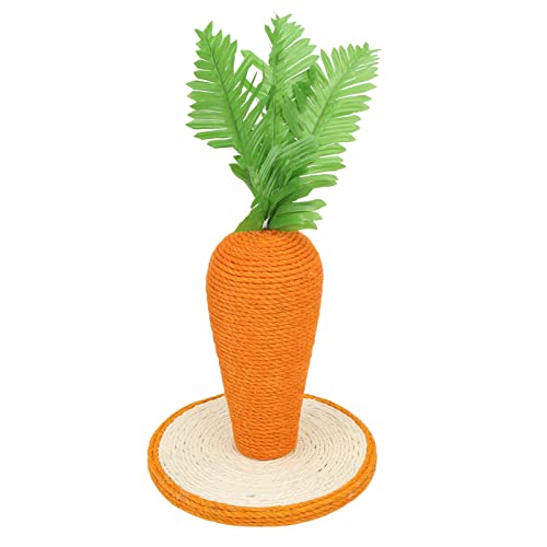 Karotten-Katzenkratzbaum, 9,8 X 9,8 Zoll, Süßer und Lustiger Sisal-Katzenkratzbaum für Katzen und Kätzchen Im Innenbereich, Vertikaler Karotten-Katzen-Kletterrahmen aus Karotten-Katzenkratzbaum, 9,8 X 9,8 Zoll, Süßer und Lustiger Sisal-Katzenkratzbaum für Katzen und Kätzchen Im Innenbereich, Vertikaler Karotten-Katzen-Kletterrahmen aus von Pyhodi