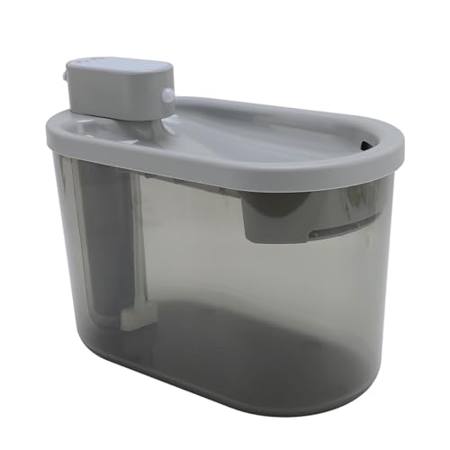 Katzenwasserbrunnen mit Drahtloser Ladung, 2,2 L Zirkulierender Wasserabgabe, 2200 -mAh -Batterie -Haustier -Trinkspender für Katzenhunde, Super Stiller Innenhaut von Pyhodi