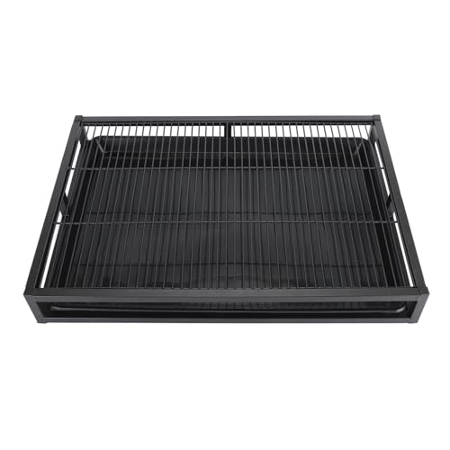 Metal Dog Toilettentraining Tablett, Wiederverwendbarer Welpenpolsterhalter Im Innenbereich, Langzeitlebensdauer Leicht zu Reinigen, für Welpen, für Hausbrecherlösung, (L 3oz) von Pyhodi