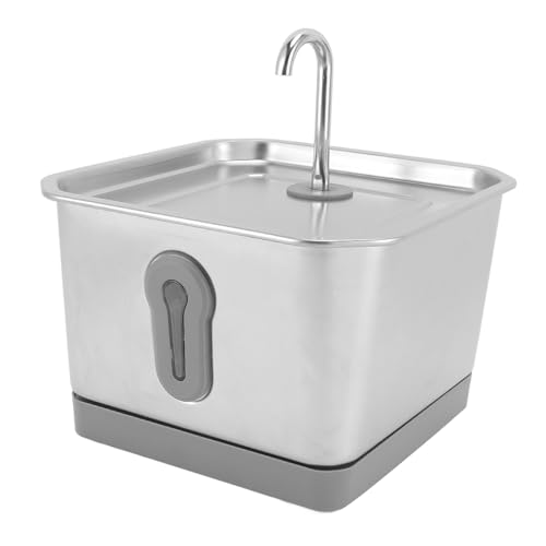 Pyhodi 118oz 3,5L Edelstahl-Katzenbrunnen, Intelligenter App-gesteuerter Haustierbrunnen mit Echtzeit-Wasserstandssynchronisierung, Filtererinnerung für Hauskatzen und Kleine Hunde Pyhodi 118oz 3,5L Edelstahl-Katzenbrunnen, Intelligenter App-gesteuerter Haustierbrunnen mit Echtzeit-Wasserstandssynchronisierung, Filtererinnerung für Hauskatzen und Kleine Hunde von Pyhodi