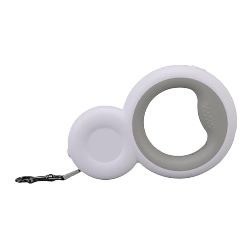 Pyhodi Einziehbarer Hundeleine, Haustier -Wanderleine in 6 cm Poop -Beutelhalter, 9,84 Fuß Starke Nylon Schwere Einrückungsleine mit LED -Licht und Autonverriegelung für Mittelgroße von Pyhodi