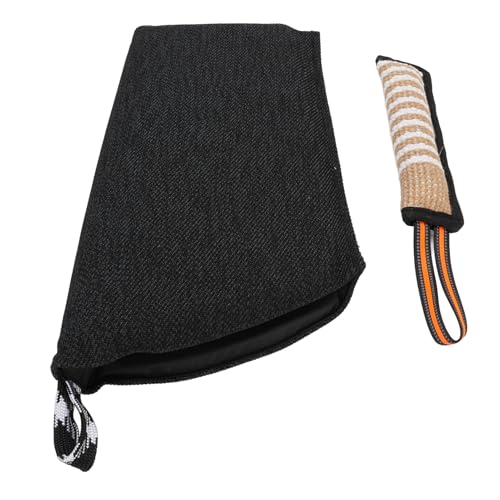 Pyhodi Hundebiss Trainingset, Hundebisshülse Arm mit Peitsche Agitation Stick Professionelle Hunde Trainingsausrüstung für Beißende Beiße, Hundebisskissen Tug Interactive Pitbull Pyhodi Hundebiss Trainingset, Hundebisshülse Arm mit Peitsche Agitation Stick Professionelle Hunde Trainingsausrüstung für Beißende Beiße, Hundebisskissen Tug Interactive Pitbull von Pyhodi