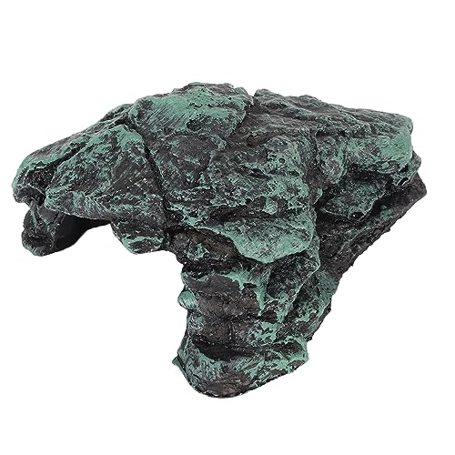 Reptilien-Felsenversteck-Höhle, Aquarium-Lebensraum-Dekor, Felsschildkröten-Versteck für Eidechsen, Schildkröten, Reptilien, Amphibien, Fische, Realistische Simulation, Sicheres Reptilien-Felsenversteck-Höhle, Aquarium-Lebensraum-Dekor, Felsschildkröten-Versteck für Eidechsen, Schildkröten, Reptilien, Amphibien, Fische, Realistische Simulation, Sicheres von Pyhodi