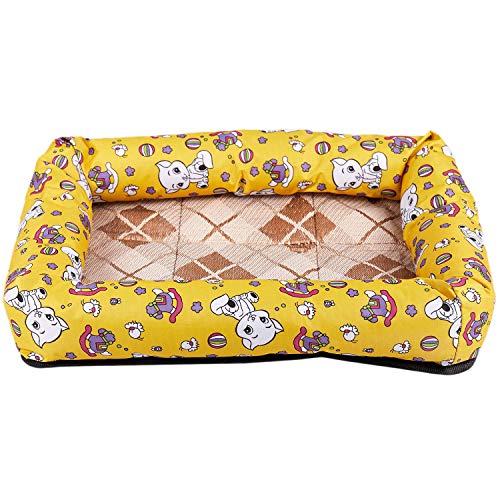 Pyugxab Summer Ice Silk Cool Breathable Oxford Cloth Mat Kennel Waterproof Cool Dog Bed Summer Pet Cat Sleeping Mat Sofa Yellow S Pyugxab Summer Ice Silk Cool Breathable Oxford Cloth Mat Kennel Waterproof Cool Dog Bed Summer Pet Cat Sleeping Mat Sofa Yellow S von Pyugxab