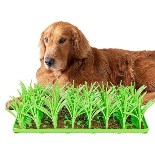 Beruhigendes Gras, Katzenspielmatte, Grasfuttermatte für Haustiere | Schnüffelmatte Hunde - Silikon-Grasmatten Katzen, Futtermatte, rutschfeste Slow Food Matte für Katzen Beruhigendes Gras, Katzenspielmatte, Grasfuttermatte für Haustiere | Schnüffelmatte Hunde - Silikon-Grasmatten Katzen, Futtermatte, rutschfeste Slow Food Matte für Katzen von Pzuryhg