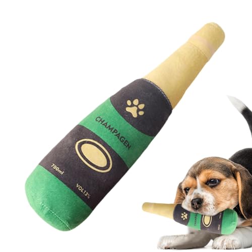 Bierflasche Hundespielzeug, Hund Quietschendes Kauspielzeug, Plüsch Bierflasche Hundespielzeug, Lustiges Hundespielzeug Imitation Alkohol, Knistern Hundespielzeug Für Mittlere Hunde, Quietschendes Bierflasche Hundespielzeug, Hund Quietschendes Kauspielzeug, Plüsch Bierflasche Hundespielzeug, Lustiges Hundespielzeug Imitation Alkohol, Knistern Hundespielzeug Für Mittlere Hunde, Quietschendes von Pzuryhg