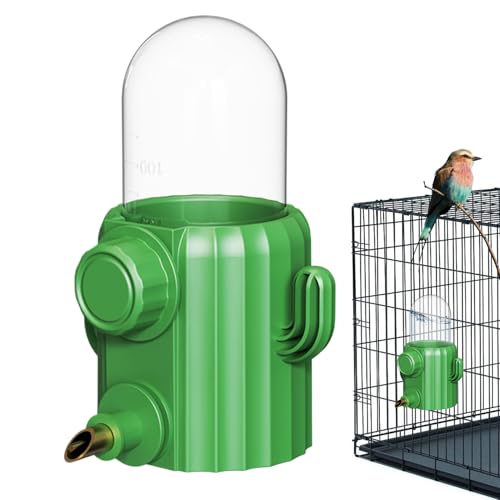 Bird Water Dispenser, Automatic Cactus Feeder, ABS Material, Parrot Drinker, Leak-Proof Waterer, Easy-Attach Cage Accessory, Ideal for Parakeet, Cockatiel, Lovebird, Canary, 1 Piece Bird Water Dispenser, Automatic Cactus Feeder, ABS Material, Parrot Drinker, Leak-Proof Waterer, Easy-Attach Cage Accessory, Ideal for Parakeet, Cockatiel, Lovebird, Canary, 1 Piece von Pzuryhg