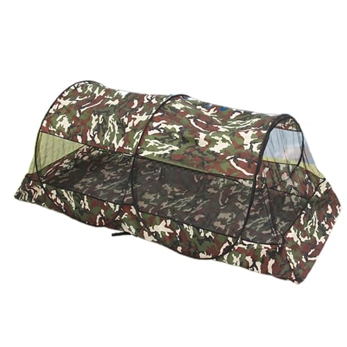 Camping-Netz, Zeltnetz, Netz-Set, flaches Hängemattenzelt mit Netz, wasserdicht, Regenfliege, Stauraum für Wandern, Camping, Garten, Hinterhof, Wild Camping-Netz, Zeltnetz, Netz-Set, flaches Hängemattenzelt mit Netz, wasserdicht, Regenfliege, Stauraum für Wandern, Camping, Garten, Hinterhof, Wild von Pzuryhg