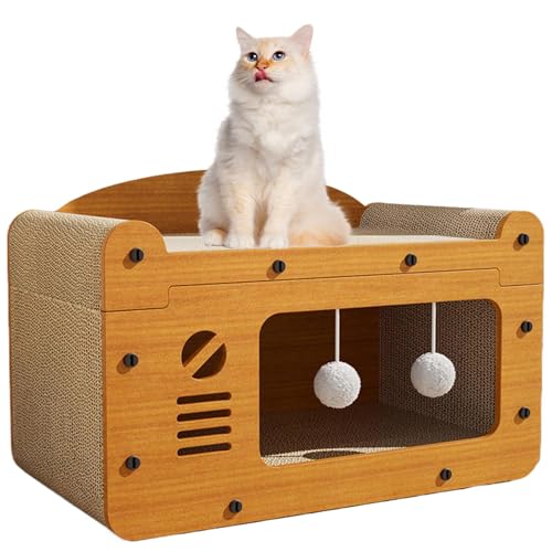 Cat Scratching Board | Cardboard Cat Scratch Pad | Scratching Pads for Indoor Cats, Durable Grinding Claw Training and Play Mat, Perfect for Pet Cats to Satisfy Scratching 21.65x11.42x11.42 Inches Cat Scratching Board | Cardboard Cat Scratch Pad | Scratching Pads for Indoor Cats, Durable Grinding Claw Training and Play Mat, Perfect for Pet Cats to Satisfy Scratching 21.65x11.42x11.42 Inches von Pzuryhg