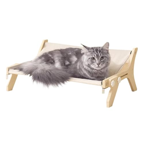 Cat Window Perch, Wooden Hammock with Machine Washable Bed Cover, Double Sided Window Resting Seat, All Season Pet Lounge, Household Cat Supplies Cat Window Perch, Wooden Hammock with Machine Washable Bed Cover, Double Sided Window Resting Seat, All Season Pet Lounge, Household Cat Supplies von Pzuryhg