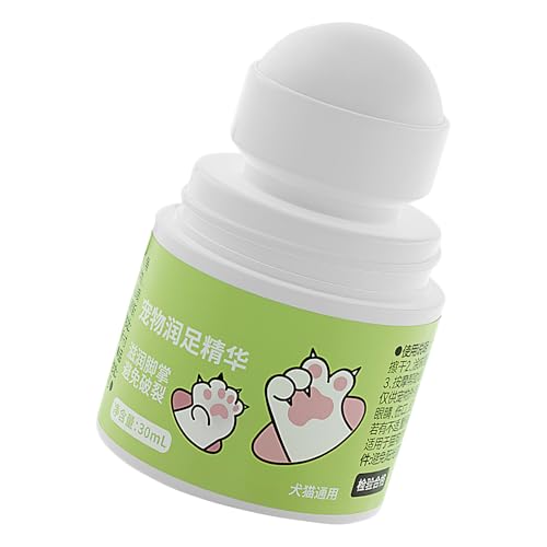 Convenient Dog Paw Pad Balm, Natural Ingredients Puppy Paw Nourishing Oil, Claw Repairing Moisturizer, Hydrating & Soothing Formula, 30ml, for Kitten & Cat Care von Pzuryhg
