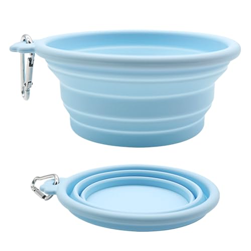 Faltbarer Hundenapf, Wassernapf für Hunde, auslaufsicherer Behälter, für trockene Nassfutter, leichtes Design, tragbare Konstruktion, einfache Reinigung, ideal für , perfekt für Park-Camping Faltbarer Hundenapf, Wassernapf für Hunde, auslaufsicherer Behälter, für trockene Nassfutter, leichtes Design, tragbare Konstruktion, einfache Reinigung, ideal für , perfekt für Park-Camping von Pzuryhg