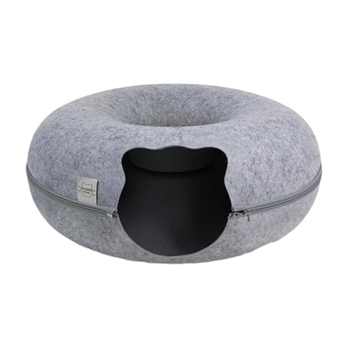 Gemütliche Katzenhöhle | Indoor Katzenhöhle | Katzenbett Höhle mit abnehmbaren Bezügen Waschbar Große Katzenbett Höhle Abnehmbares Katzenversteck Katzenkreis Tunnelbett Weiches Katzenbett Donut Höhle Gemütliche Katzenhöhle | Indoor Katzenhöhle | Katzenbett Höhle mit abnehmbaren Bezügen Waschbar Große Katzenbett Höhle Abnehmbares Katzenversteck Katzenkreis Tunnelbett Weiches Katzenbett Donut Höhle von Pzuryhg