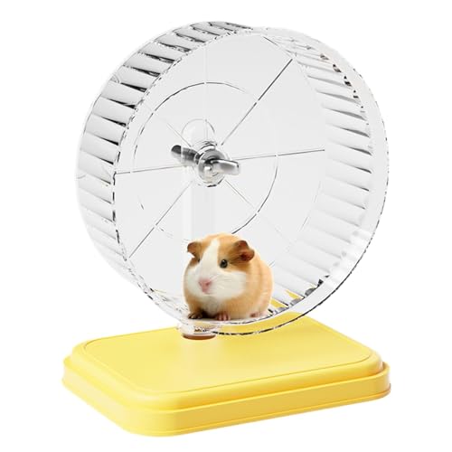 Hamster Running Wheel, Silent Small Animals Exercise Wheel, Quiet Exercise Runner Hoop, Double-Bearing Pet Toy, Work Disk for Pets, Easy to Clean, Versatile Use von Pzuryhg