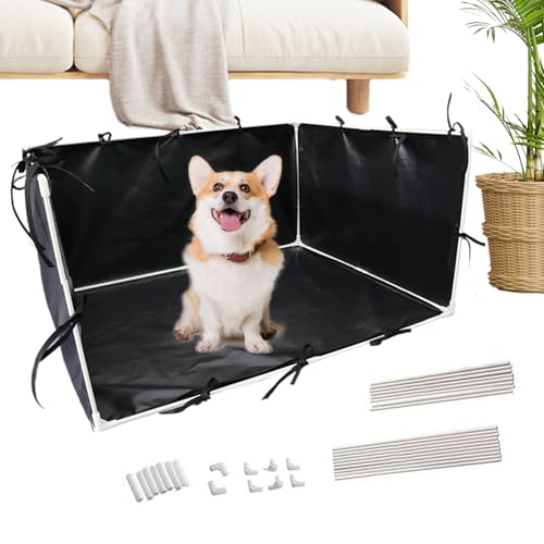 High Edge Puppy Potty Tray, Leak-Proof Potty Training Holder with High Walls, Durable Design for Small to Medium Dogs, Corgi French Bulldog, Indoor Use, 89.0x73.0x44.0 cm High Edge Puppy Potty Tray, Leak-Proof Potty Training Holder with High Walls, Durable Design for Small to Medium Dogs, Corgi French Bulldog, Indoor Use, 89.0x73.0x44.0 cm von Pzuryhg