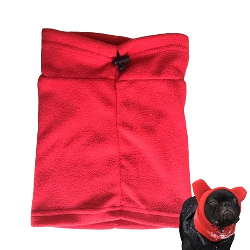 Hunde-Kapuze, warme Mütze, kaltes Wetter, verstellbare Hunde-Kaltmütze, winddichter Hundehut mit Ohrenschützern, Hundemütze zum Wandern, Ohrenschützer, warme Hundekapuze für Camping, kaltes Wetter von Pzuryhg