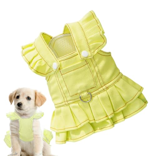Hundekleid Für Kleine Hunde,Modische Hundekostüme | Stilvolles Cowboy Overalldress Für Kätzchen Und Welpen Hundekleid Für Kleine Hunde,Modische Hundekostüme | Stilvolles Cowboy Overalldress Für Kätzchen Und Welpen von Pzuryhg