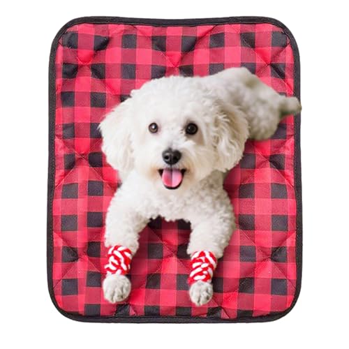Hundematte - warmes Waschhundbett für Kiste | Wiederverwendbares Haustierpad mit Anti -Slip -Design für Boden, Winter, Eingang, Innenraum, Frontraum, kleine und große Haustiere, 70 x 50 x 1 cm von Pzuryhg