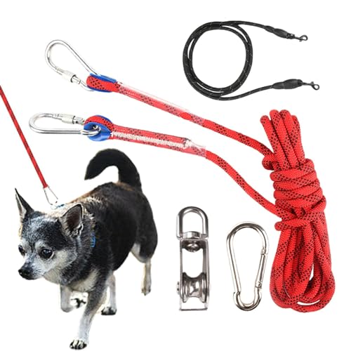 Hundetrainingsleine – verhedderungssicher, für den Hinterhof, tragbare Hundeleine, Camping-Leine, Außenkabel für Outdoor-Aktivitäten Hundetrainingsleine – verhedderungssicher, für den Hinterhof, tragbare Hundeleine, Camping-Leine, Außenkabel für Outdoor-Aktivitäten von Pzuryhg