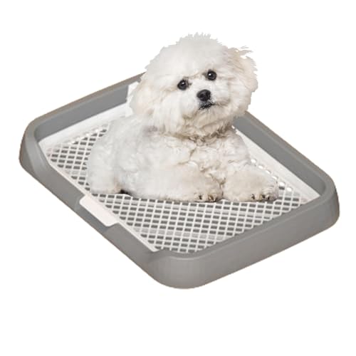 Indoor Dog Potty Tray Mesh Grid Potty Tray Flat Potty Tray For Dogs, Pee Pad Holder For Pets, Easy Cleaning Pet Supplies, Removable Column Dog Potty, Simple Setup Pee Holder, Dog Training Supplies, Indoor Dog Potty Tray Mesh Grid Potty Tray Flat Potty Tray For Dogs, Pee Pad Holder For Pets, Easy Cleaning Pet Supplies, Removable Column Dog Potty, Simple Setup Pee Holder, Dog Training Supplies, von Pzuryhg