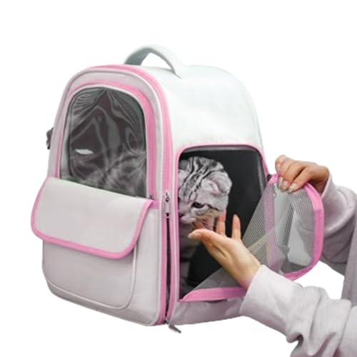 Katzenrucksack, Bubble Pet Carrier, ergonomisches Design mit transparentem , Reisetasche, ideal für Outdoor, Tierarztbesuche für Katzen, kleine Hunde und Welpen, 33 x 25 x 40 cm Katzenrucksack, Bubble Pet Carrier, ergonomisches Design mit transparentem , Reisetasche, ideal für Outdoor, Tierarztbesuche für Katzen, kleine Hunde und Welpen, 33 x 25 x 40 cm von Pzuryhg
