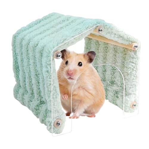 Kompaktes Tierversteck, Acryl-Tür, abnehmbar, vielseitiger, weicher Plüsch-Lebensraum, gemütlicher Ruhe- und Schlafplatz, grau, ideal für Igel, kleine Haustiere, zum Spielen und Ausruhen Kompaktes Tierversteck, Acryl-Tür, abnehmbar, vielseitiger, weicher Plüsch-Lebensraum, gemütlicher Ruhe- und Schlafplatz, grau, ideal für Igel, kleine Haustiere, zum Spielen und Ausruhen von Pzuryhg