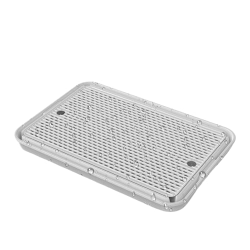 Litter Box Step, Self-Cleaning Stairs, ABS Cat Sifting Ramp, Anti-Slip Finish, Easy Maintenance, Saves Time, Reduces Odor, Space-Saving, Perfect for Living Room, RV, Apartment, 42x28.6x14cm von Pzuryhg