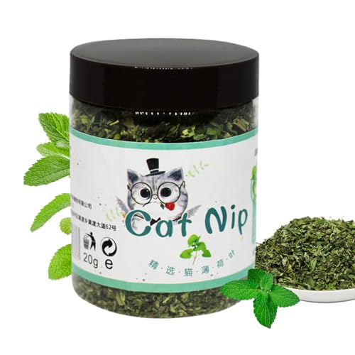 Mehrzweck-Katzenminze, tägliche Katzenleckerlis, interaktive Unterhaltung, glückliche und aktive Formel, 20 g/Flasche, geeignet für drinnen und draußen, für Katzen, Kätzchen Mehrzweck-Katzenminze, tägliche Katzenleckerlis, interaktive Unterhaltung, glückliche und aktive Formel, 20 g/Flasche, geeignet für drinnen und draußen, für Katzen, Kätzchen von Pzuryhg