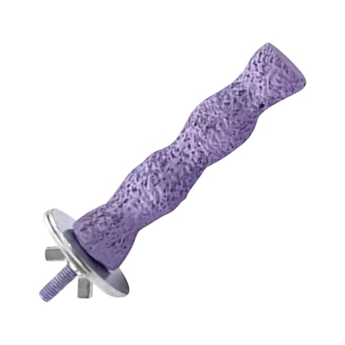 Pet Bird Cage Stand, Bird Stands for Cage, Training Exercise Paw Grinding, Resin, Parrots Chewing Stick for Parakeets, Cockatiels, Small Budgies and Lovebirds, 4.72 inches Long von Pzuryhg