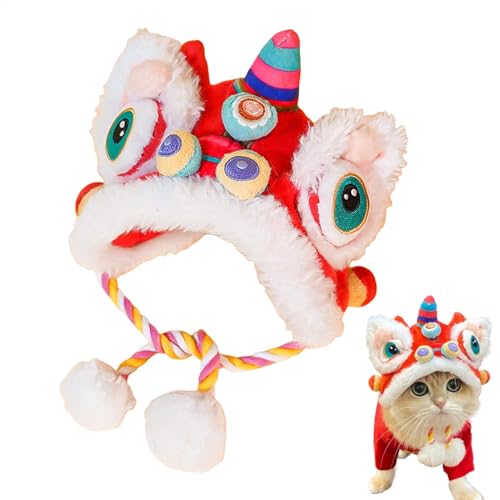 Plush Cat Tiger Hat for New Year’s | Cozy Warm Pet Hat for Cats & Small Dogs | Cold Weather Cat Costume, Perfect for Holiday Gatherings, Photo Prop, Walking, Daily Life, and Indoor Use Plush Cat Tiger Hat for New Year’s | Cozy Warm Pet Hat for Cats & Small Dogs | Cold Weather Cat Costume, Perfect for Holiday Gatherings, Photo Prop, Walking, Daily Life, and Indoor Use von Pzuryhg