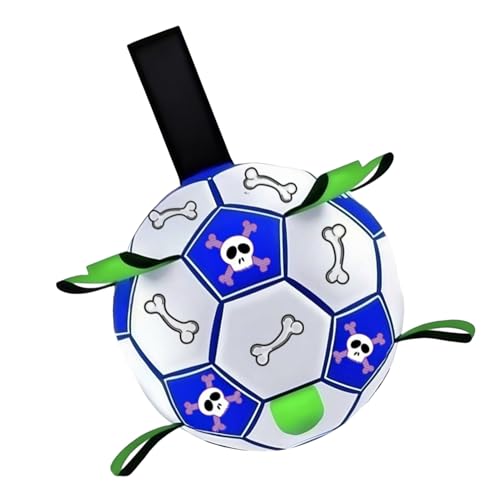 Pzuryhg Fußball-Hundespielzeug, Herdingbälle, Training für Hunde, geeignet für kleine, mittelgroße und große Tiere, Tauziehen, Unterhaltungsaktivitäten, Innen- und Außenbereich, Garten, Park oder Pzuryhg Fußball-Hundespielzeug, Herdingbälle, Training für Hunde, geeignet für kleine, mittelgroße und große Tiere, Tauziehen, Unterhaltungsaktivitäten, Innen- und Außenbereich, Garten, Park oder von Pzuryhg
