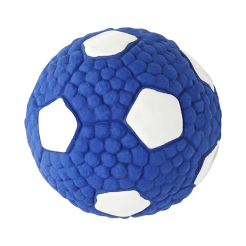 Pzuryhg Haustierspielzeug, quietschendes Kauspielzeug, unzerstörbarer Fußball für Hunde, Welpen, Kauball, springende unzerstörbare quietschende Hundebälle, interaktives Kauspielzeug für saubere Zähne Pzuryhg Haustierspielzeug, quietschendes Kauspielzeug, unzerstörbarer Fußball für Hunde, Welpen, Kauball, springende unzerstörbare quietschende Hundebälle, interaktives Kauspielzeug für saubere Zähne von Pzuryhg