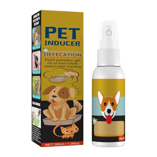 Pzuryhg Hundetöpfchentrainingsspray, 30 ml, Haustier-Pinking-Kot-Trainingsspray für Katzen, natürliche Sicherheit, für drinnen und draußen, Töpfchentrainingshilfe, Hunde- und Katzenzubehör für Urinis Pzuryhg Hundetöpfchentrainingsspray, 30 ml, Haustier-Pinking-Kot-Trainingsspray für Katzen, natürliche Sicherheit, für drinnen und draußen, Töpfchentrainingshilfe, Hunde- und Katzenzubehör für Urinis von Pzuryhg