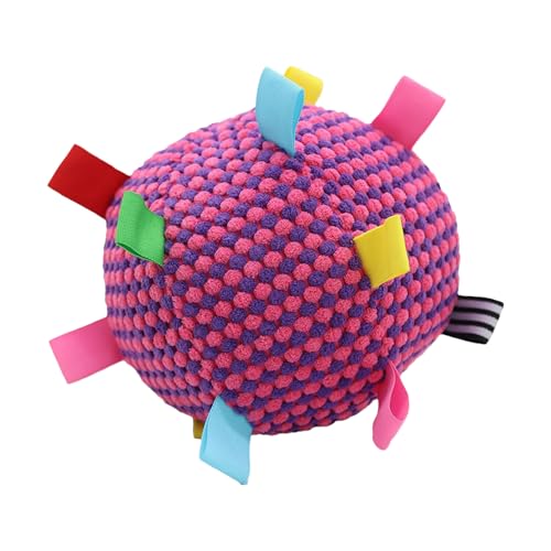 Pzuryhg Interaktiver quietschender Hundespielzeugball, kaufester -Spielball, Zahnreinigung, weiches Sprungspiel für Welpen, Kätzchen, Indoor-, Outdoor-Training und Spielspaß, 16 x 16 x 16 cm Pzuryhg Interaktiver quietschender Hundespielzeugball, kaufester -Spielball, Zahnreinigung, weiches Sprungspiel für Welpen, Kätzchen, Indoor-, Outdoor-Training und Spielspaß, 16 x 16 x 16 cm von Pzuryhg