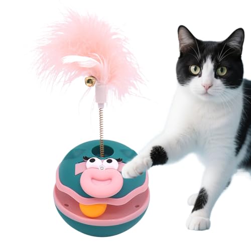 Pzuryhg Katzenangel - Cartoonball Interaktives Katzenspielzeug | Aktivitätsspielzeug Zur Bewegung Und Intelligenzförderung, Trainingszubehör Für Alle Katzenrassen Pzuryhg Katzenangel - Cartoonball Interaktives Katzenspielzeug | Aktivitätsspielzeug Zur Bewegung Und Intelligenzförderung, Trainingszubehör Für Alle Katzenrassen von Pzuryhg