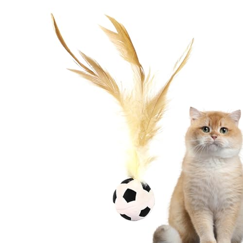 Pzuryhg Katzenfederball, interaktiver Bounce Ball, ansprechendes Kau- und Jagdspielzeug für gesunde Bewegung, Haustierspielbereicherung, Stärkung der Bindung zwischen Haustieren und Besitzern Pzuryhg Katzenfederball, interaktiver Bounce Ball, ansprechendes Kau- und Jagdspielzeug für gesunde Bewegung, Haustierspielbereicherung, Stärkung der Bindung zwischen Haustieren und Besitzern von Pzuryhg