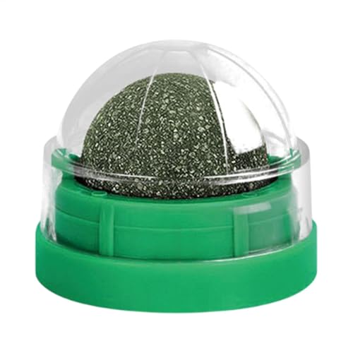 Pzuryhg Katzenminze-Bälle, Katzenkauspielzeug, Drehbares Katzenminze-Spielzeug, Katzen-Leckerli-Ball, langlebiger und sicherer Katzenminze-Leckerli-Ball für Indoor-Katzen mit Drehfunktion Drehbarer Pzuryhg Katzenminze-Bälle, Katzenkauspielzeug, Drehbares Katzenminze-Spielzeug, Katzen-Leckerli-Ball, langlebiger und sicherer Katzenminze-Leckerli-Ball für Indoor-Katzen mit Drehfunktion Drehbarer von Pzuryhg