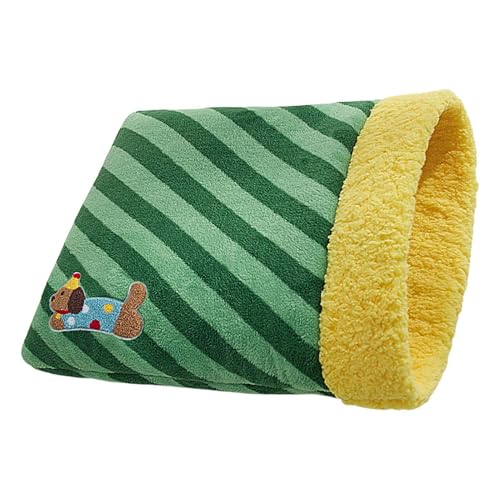 Pzuryhg Katzenschlafsack Bett – Indoor Kätzchen Schlafsack – Haustierhöhlenbett für Indoor-Katzen und kleine Hunde, warmer Haustier-Winterschlafsack von Pzuryhg