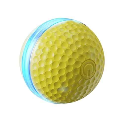 Pzuryhg Moving Ball Katzenspielzeug | Automatischer Katzenrollball | Wiederaufladbar, 2 Modi, Elektrisches Haustier-Kätzchenspielzeug für kleine, mittelgroße und große Kätzchen von Pzuryhg