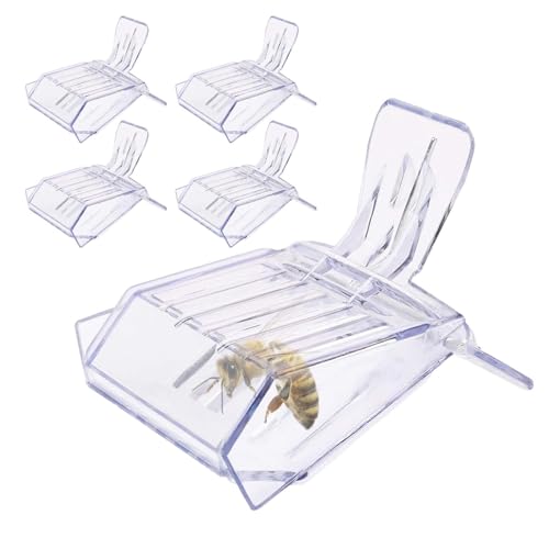 Pzuryhg Queen Cage - Queen Bee Keeper Catcher Clips - Imker Mark Tool, Trap Box, Marking Catcher for Store and Marking Queen Bees von Pzuryhg